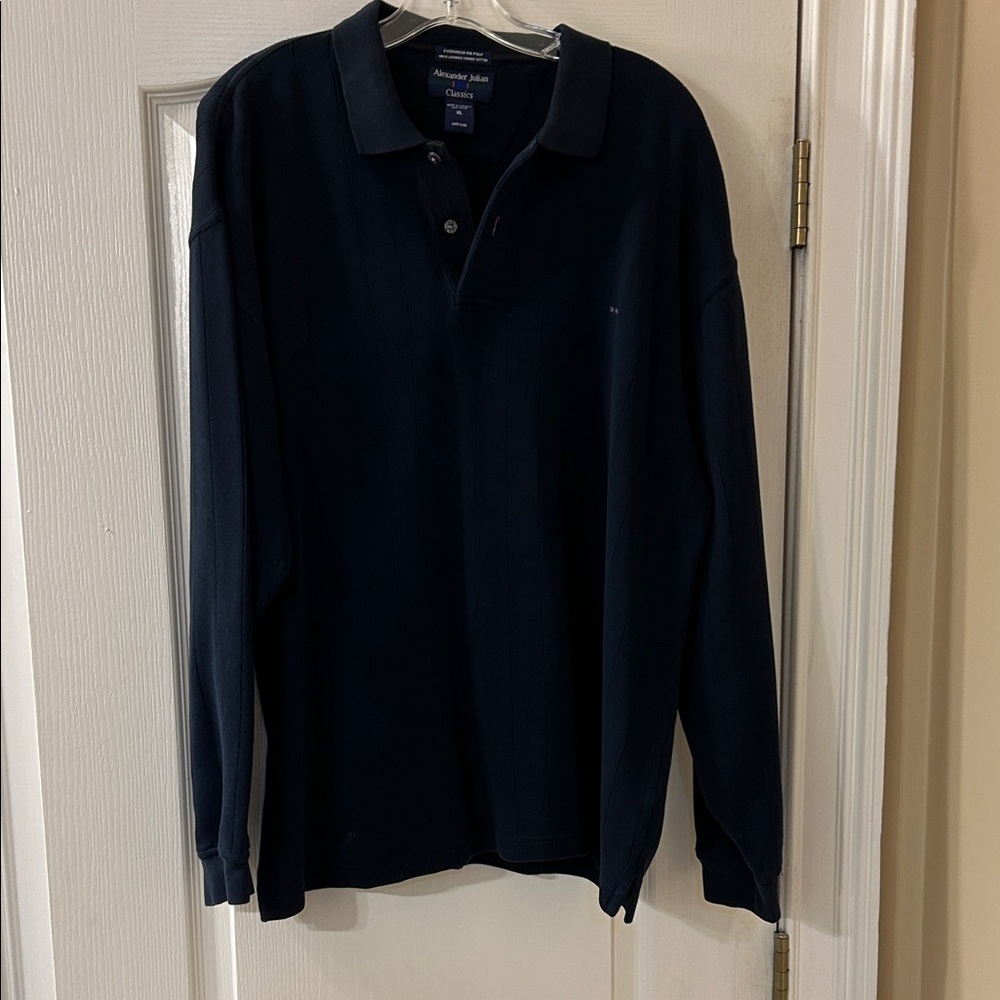 Alexander Julian Dark Blue Men's Polo Shirt